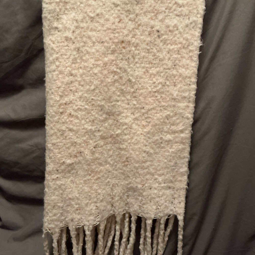 Aerie Cream Textured Scarf